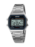 Skmei Top Brand Luxury Stainless Steel Chrono Sport Watches Men Back Light Display Digital Wristwatch 3Bar Waterproof Reloj Hom